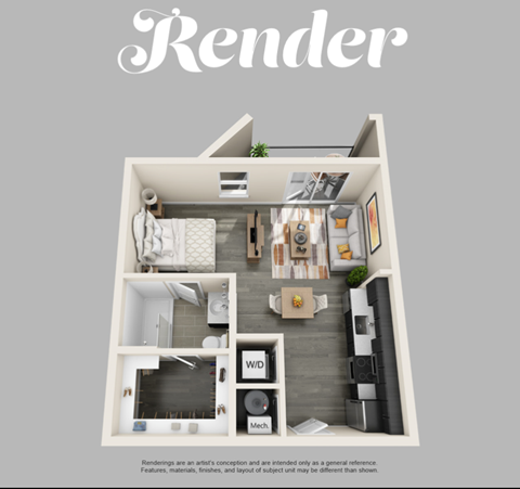 a floor plan of the reindeer